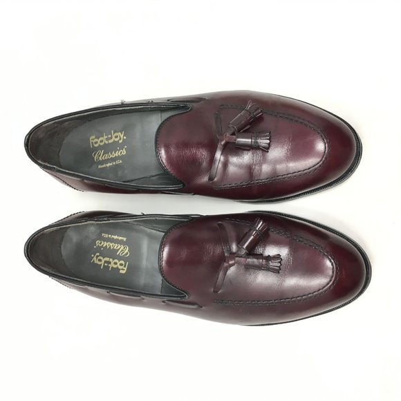 FootJoy Classics Loafers Shoes Size 11 E Burgundy main image 9